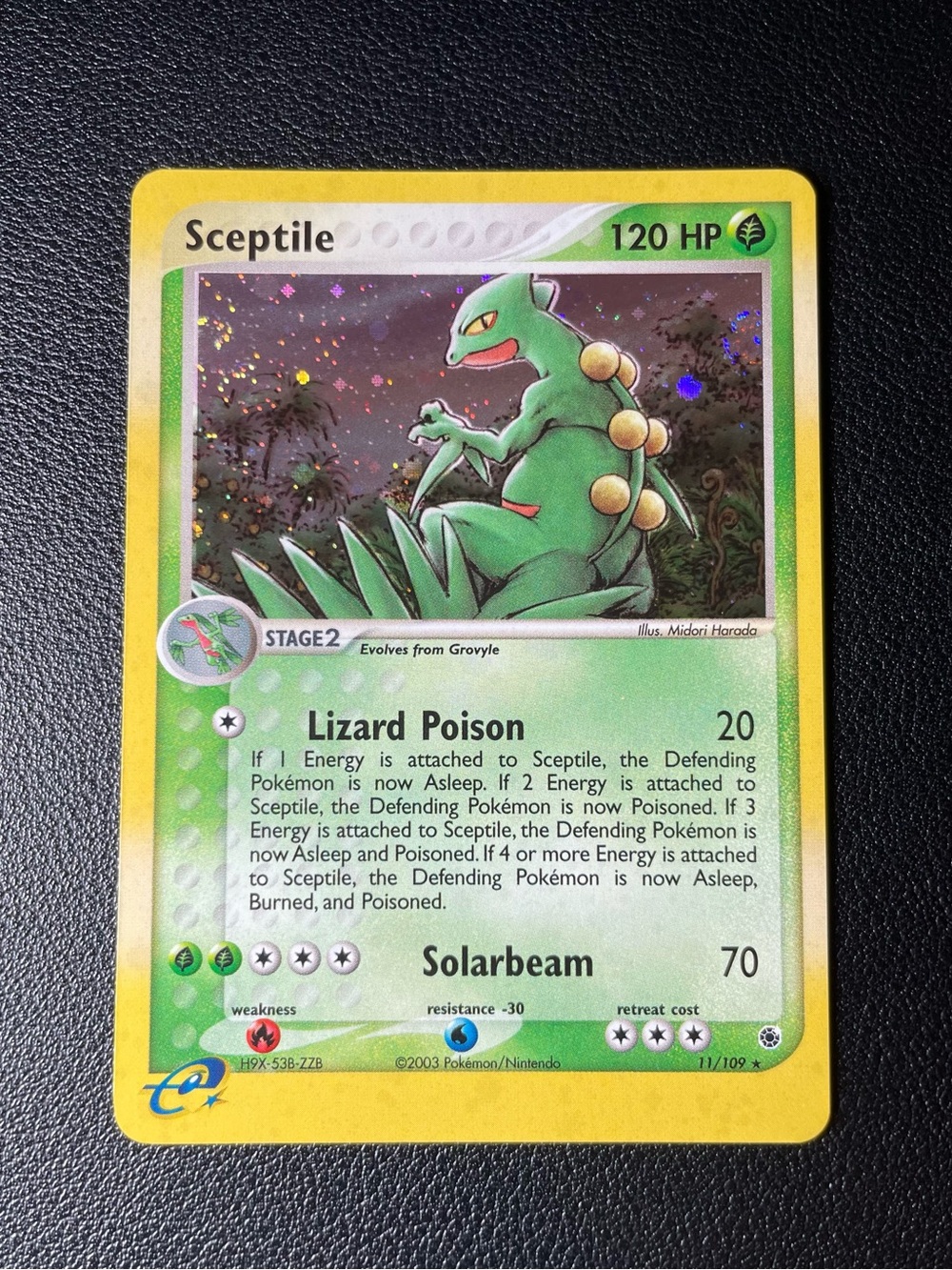 Sceptile #11/Holo/Pokemon Ruby & Sapphire